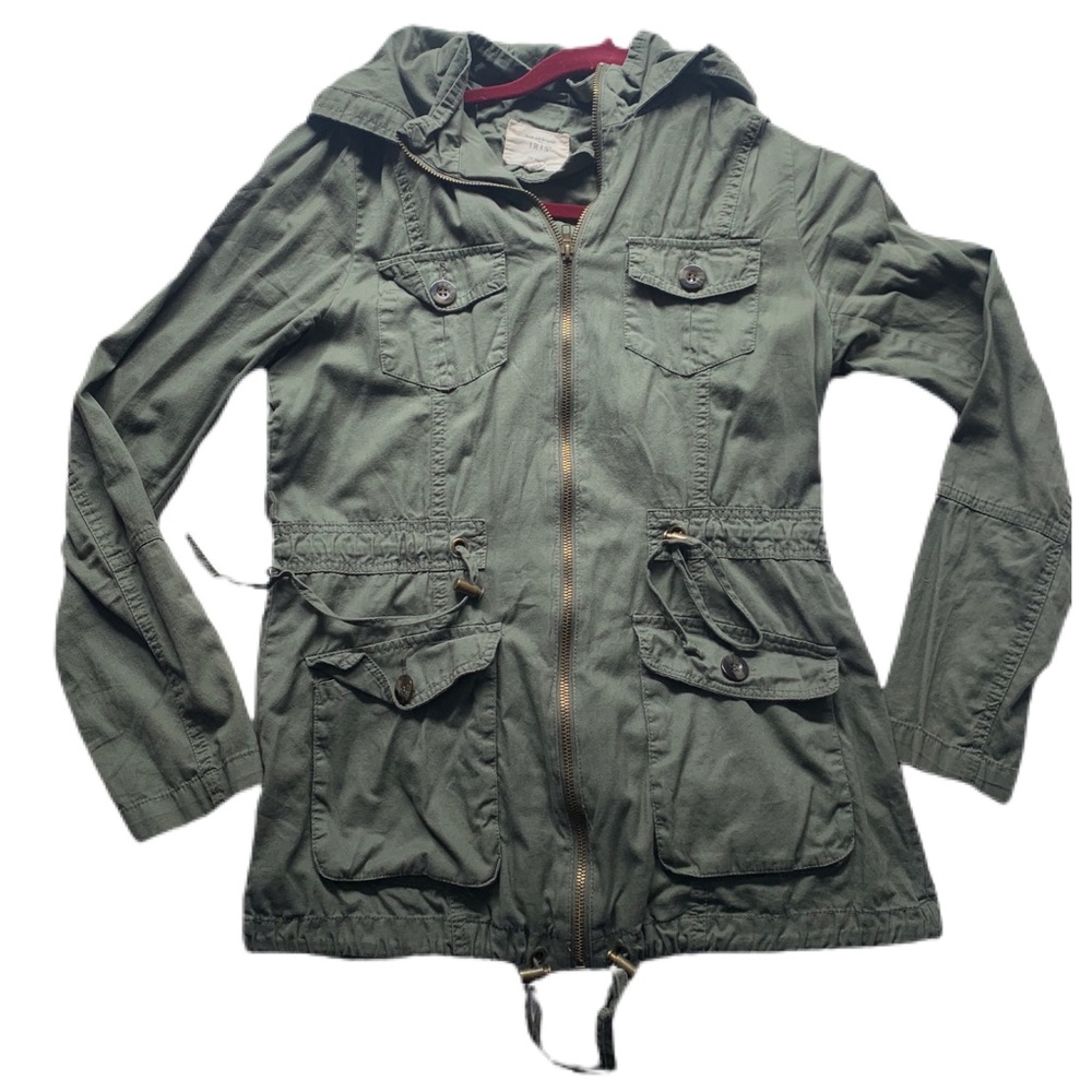 Size Medium Green Cargo Jacket by Iris
